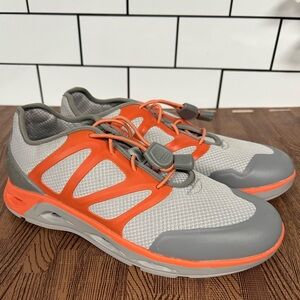 XTRATUF Women’s Size 7 Slip Resistant Work Shoes Gray Orange Athletic